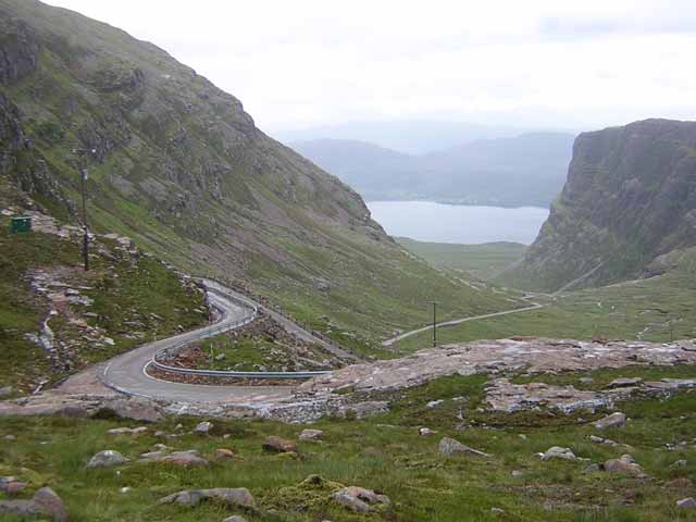 Descent from Bealach-Na-Ba on the Applecross ******ular Descent from Bealach-Na-Ba on the Applecross ******ular